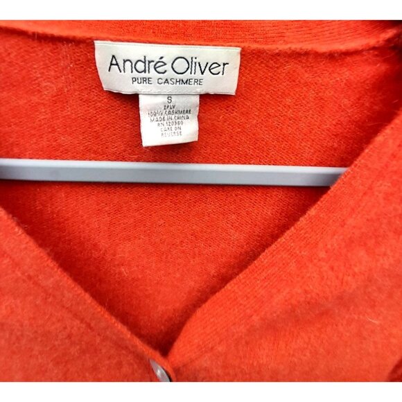 Womens Pure Cashmere Quiet Luxury Fall Feminine Soft Size Small Cardigan - Picture 6 of 7